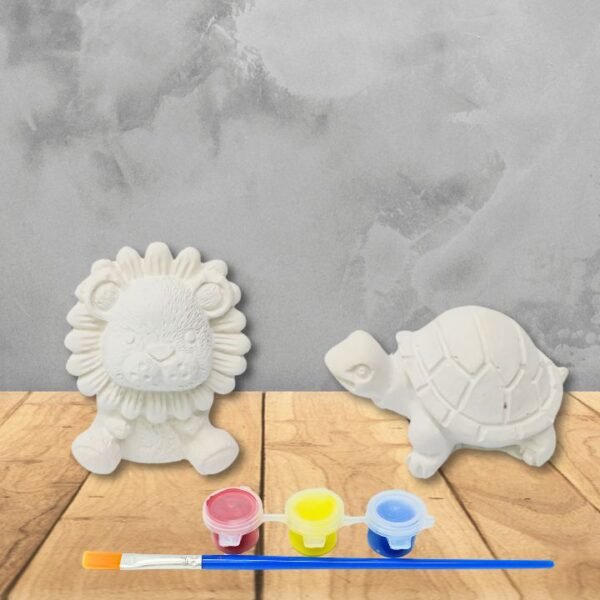Paint-A-Lion & Turtle Kit