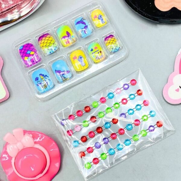 Kids Washable Real Makeup Kit – Safe & Fun Playset with Cute Carry Case - Image 5