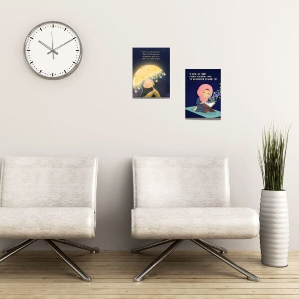 Islamic Emotional Reflection Wall Art – Ya Allah, I Am Sorry – HD Printed Frame - Image 3