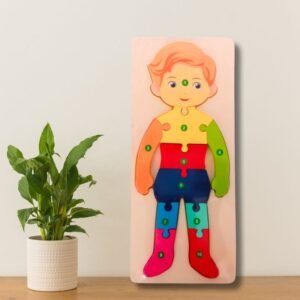 Montessori Wooden Number Boy Puzzle