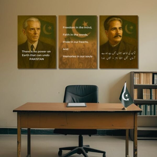 Independence Day Wall Frame Set – MDF, Non-Breakable, HD Printed (Set of 3) - Image 2