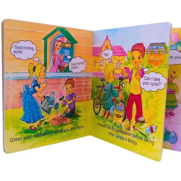 Caravan Fun to Learn – My First Book of Manners | Good Habits & Etiquette Book for Kids - Image 3