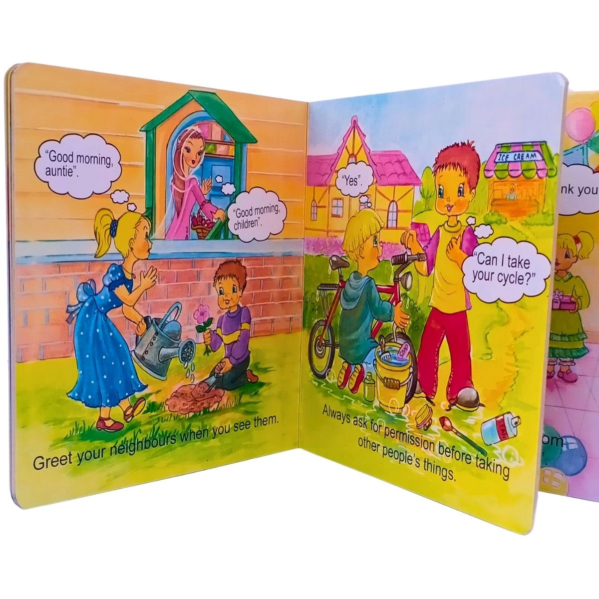 Caravan Fun to Learn – My First Book of Manners | Good Habits & Etiquette Book for Kids - Image 3