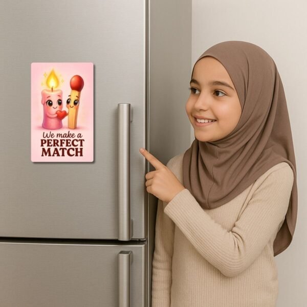 Cute Love Quote Fridge Magnets (Set of 4) – Grape | Melon | Match | Squeeze - Image 7