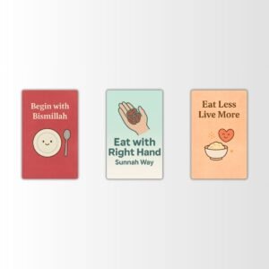 Set of 3 Motivational Fridge Magnets | Positive Daily Habits | Colorful PVC Magnet Cards