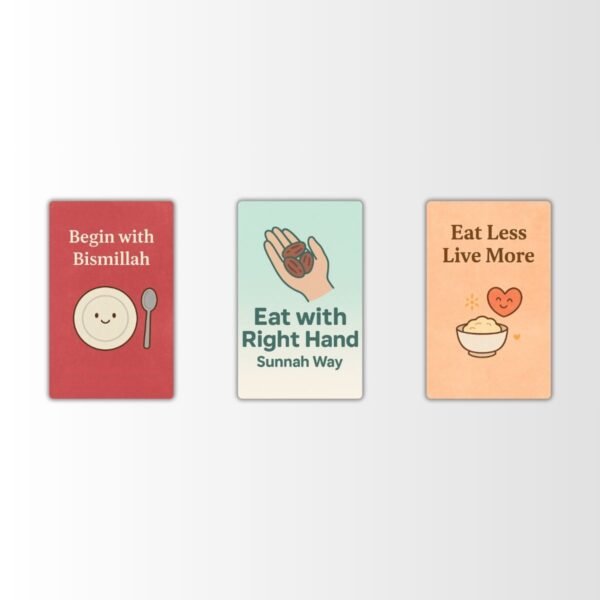 Set of 3 Motivational Fridge Magnets | Positive Daily Habits | Colorful PVC Magnet Cards